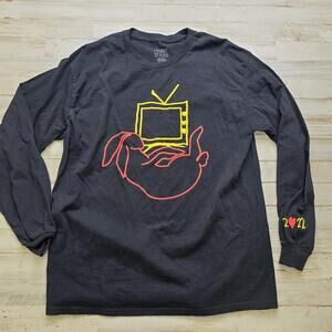 Harry Styles Love On Tour 2022 Bunny TV Puff Print Merch Concert T-Shirt Large